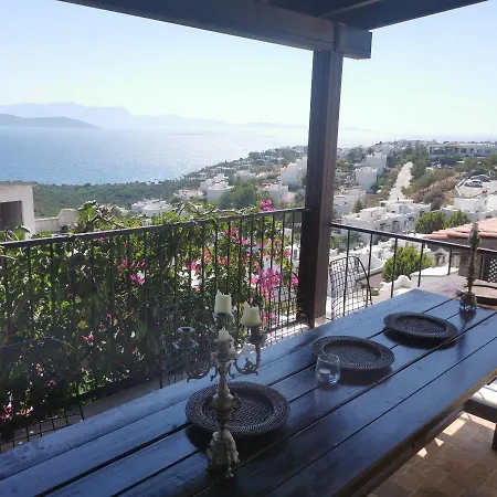 Zentrales Ferienhaus Bodrum Bogazici Fur Min. 6 Personen Meeraussicht דירה *